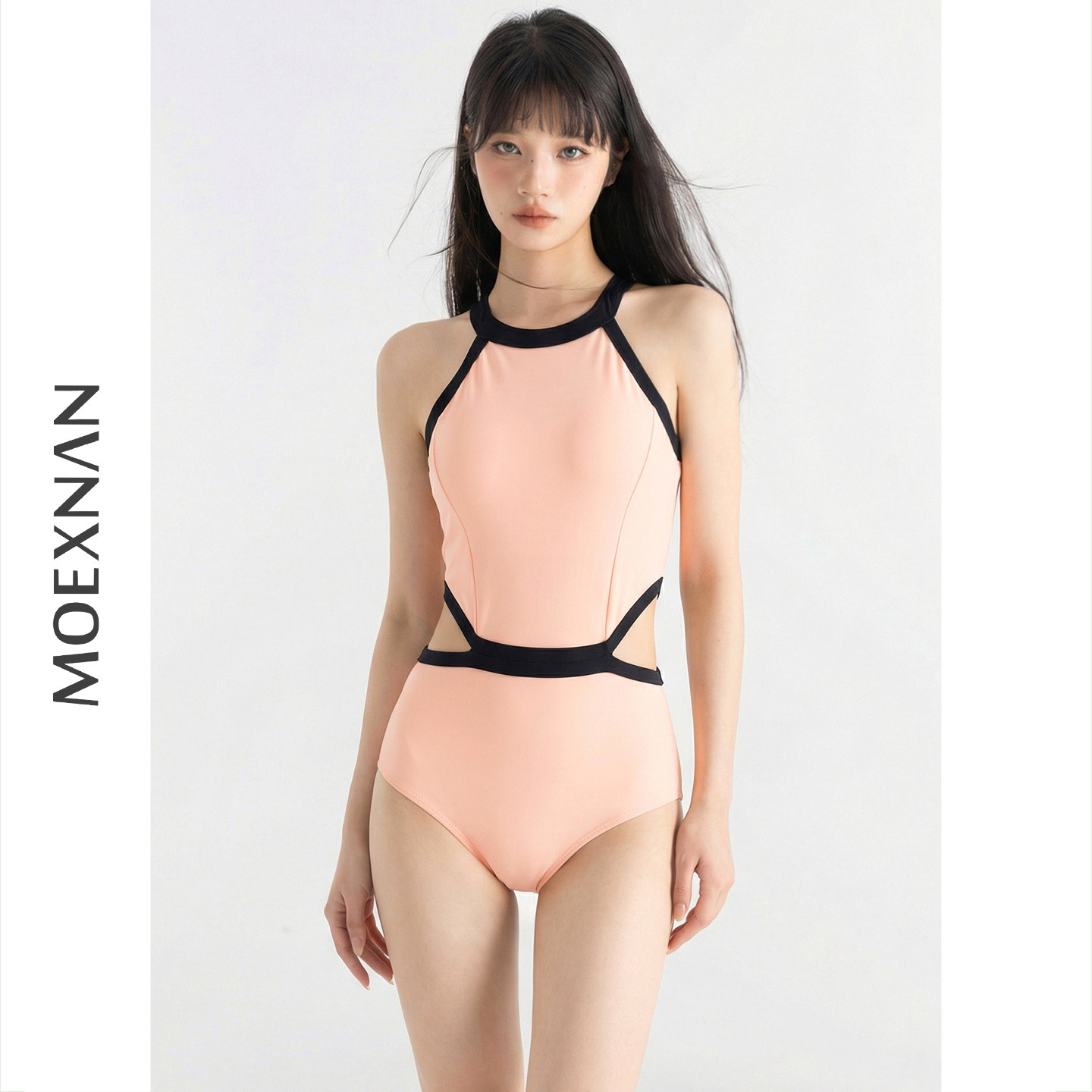 2026美背性感连体游泳衣女高级温泉泳装显瘦遮肚度假小胸保守学生