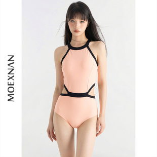 2026美背性感连体游泳衣女高级温泉泳装 显瘦遮肚度假小胸保守学生