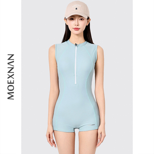 新款性感连体泳衣女遮肚运动保守学生少女度假小胸显瘦泡温泉泳装