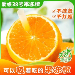 爱媛果冻橙柑橘子新鲜当季水果橙子现摘现发多仓发5斤整箱包邮6