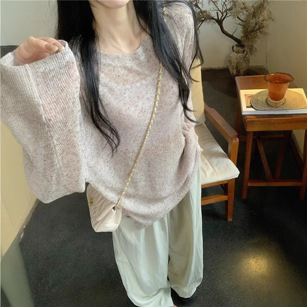 哆迷啦慵懒风防晒罩衫别致夏季薄款防晒长袖T恤女士宽松休闲显瘦