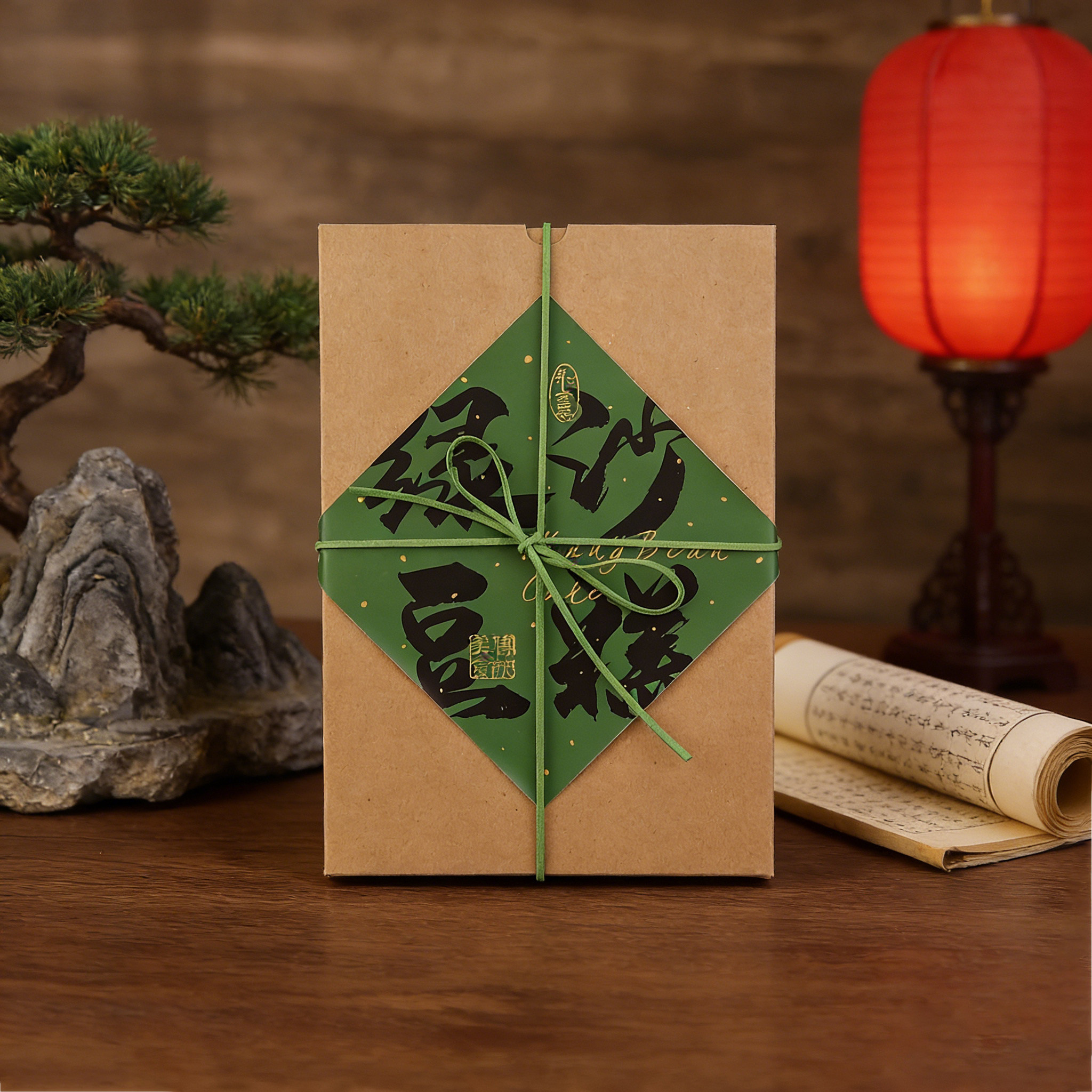 绿豆糕包装盒4粒6粒手工diy糕点便当盒野餐点心盒蛋挞打包盒礼盒