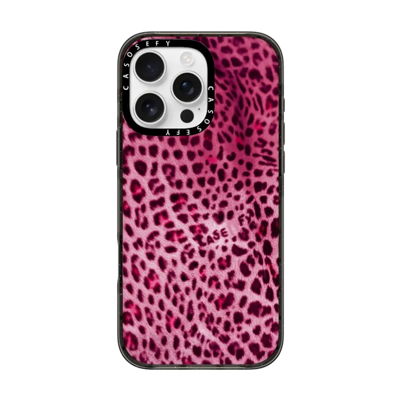 CASETiF联名艺术家捷豹粉豹纹壳适用苹果17promax新款iphone16pro保护15plus防摔14/13透明磁吸ins12