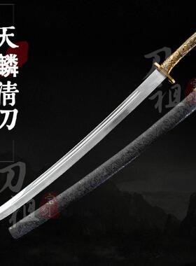 龙虎宝刀高锰钢唐横刀未开刃