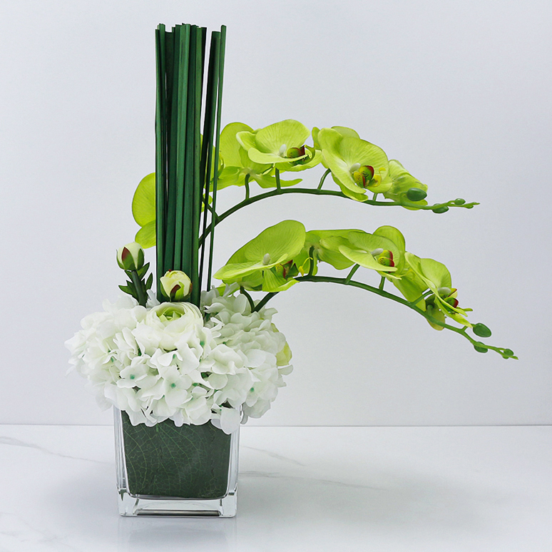 样板间卫生间仿真花蝴蝶兰装饰花