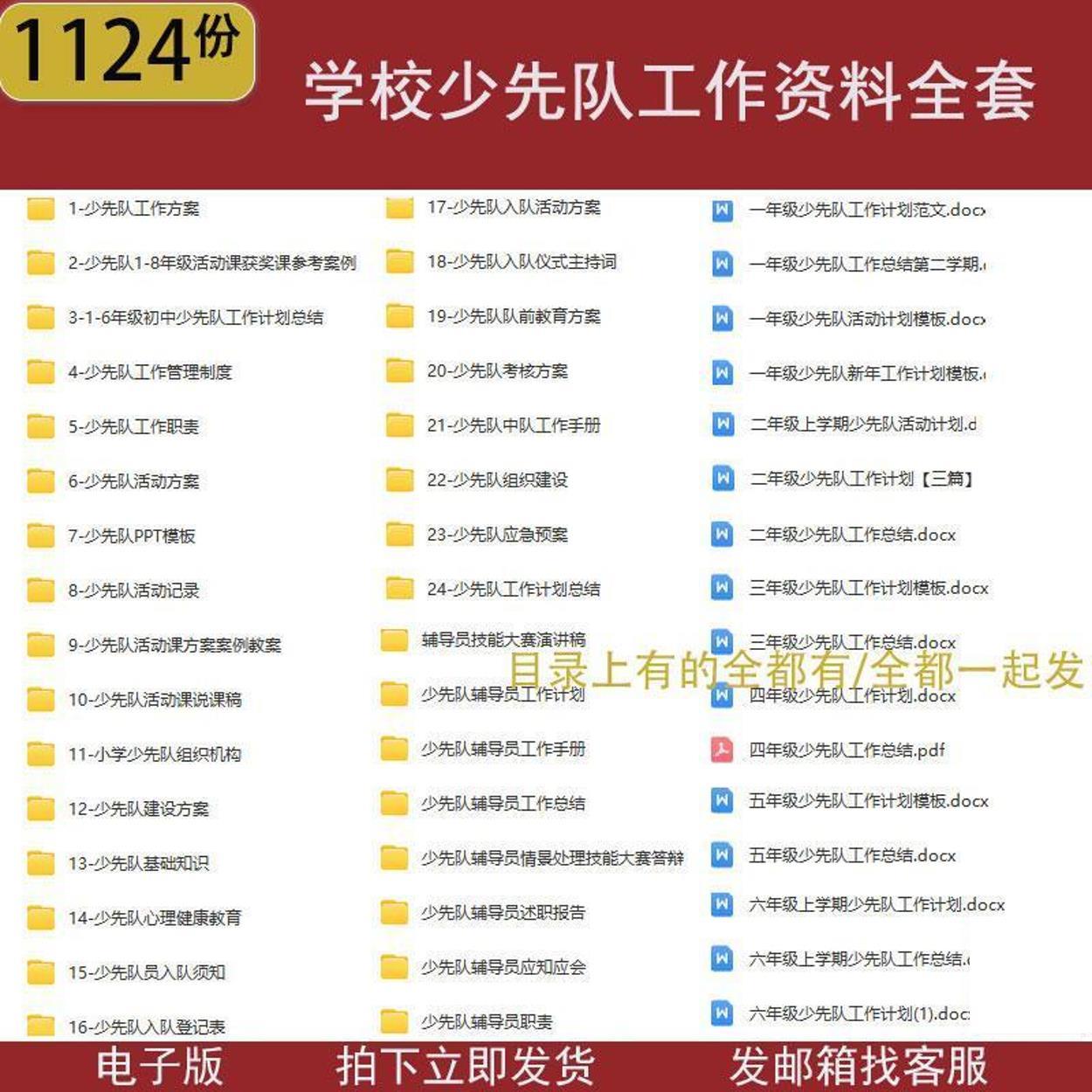 少先队工作管理制度计划总结活动课方案说课稿与少先队辅导员全套