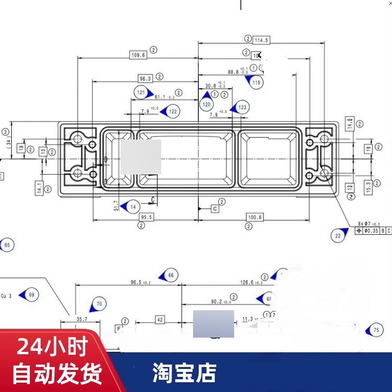 编程工艺质量管泡图标注软件可标注CAD图纸PDF文件图片等