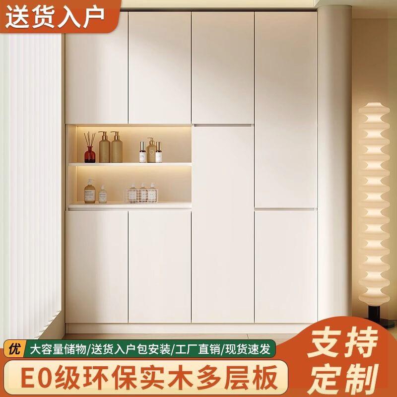 阳台储物柜收纳置物柜防晒大容量杂物专用柜子欧式靠墙落地柜定制