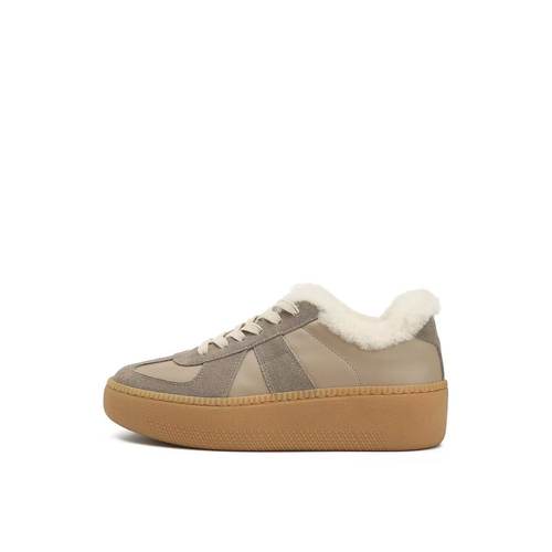 宁儿Lynn专属配饰NE09029/进口小牛皮加绒休闲鞋