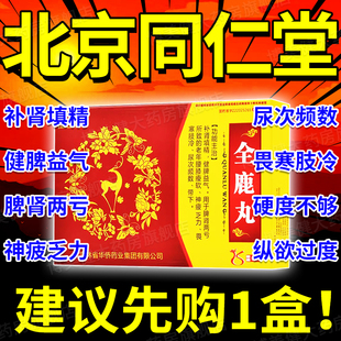 全鹿丸北京同仁堂佟太医全鹿大补丸正品 辽宁金丹药业翟佳滨补肾DT