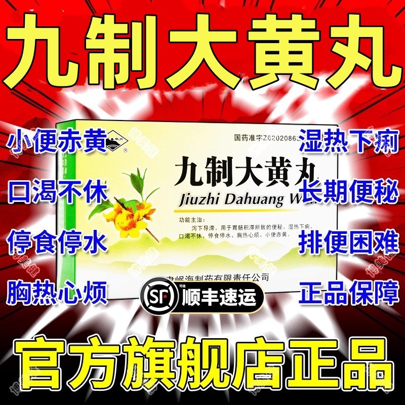 【岷州】九制大黄丸6g*10袋/盒