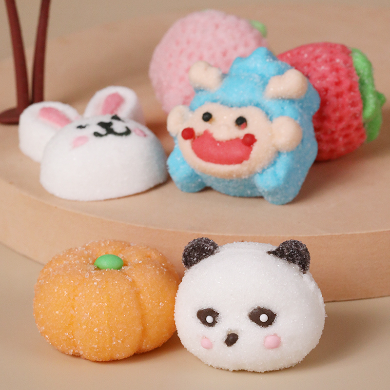 熊猫棉花糖哪吒敖丙南瓜小