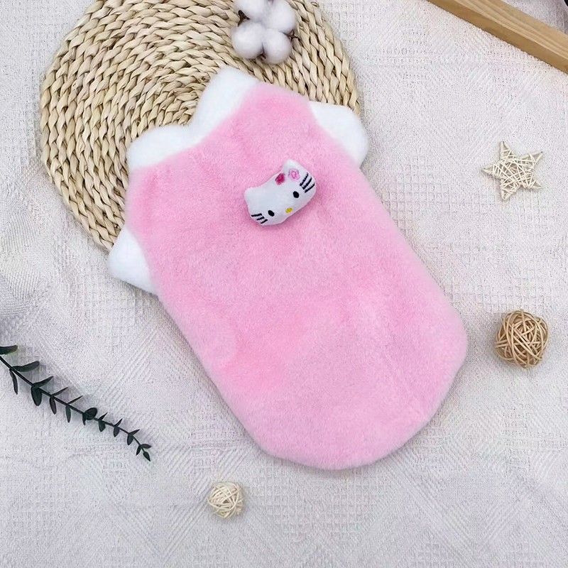 秋冬季可爱猫咪衣服狗狗冬保暖加厚背心防掉毛布偶宠物衣服小型犬