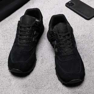 新百伦官方正品574黑武士四季男轻便缓震运动鞋n字女鞋跑步鞋男