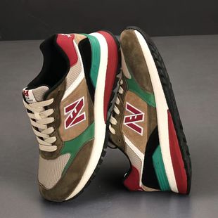 官方正品新百伦N字透气鞋真皮慢跑鞋男鞋跑步鞋新游鞋休闲运动鞋