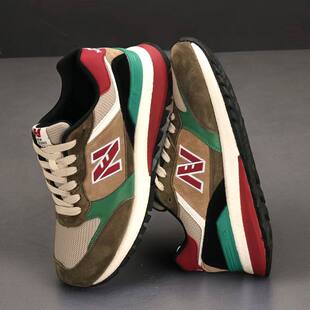 官方正品新百伦N字透气鞋真皮慢跑鞋男鞋跑步鞋新游鞋休闲运动鞋