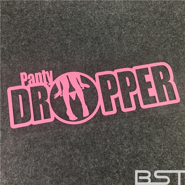 dropper 个性趣味汽车反光车贴 创意英文搞笑划痕贴纸hellaflush