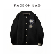 FACEONLAB王权骑士外套设计师款 街头宽松圆领痞帅明星夹克 美式