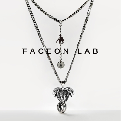 FACEONLAB设计师双头蛇百搭项链