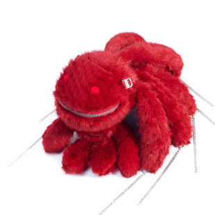 今日青年FACEONLAB 潮玩毛绒公仔包包斜挎包原创暗黑朋克玩偶包