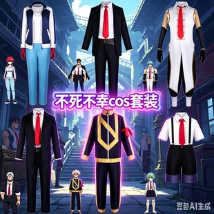 不死不幸cos套装万圣节cos服菲尔出云风子cosplay舞台表演服
