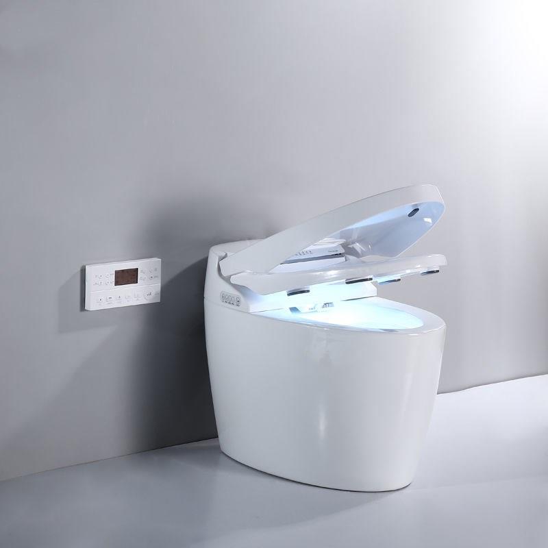 智能马桶全自动翻盖烘干冲水一体式电动冲洗即热家用