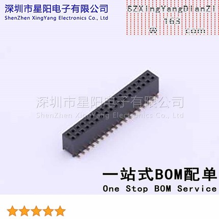 X1321FVS-2x18-C43D48 1.27mm 2x18P排数 双排 总孔位数36间距1.2