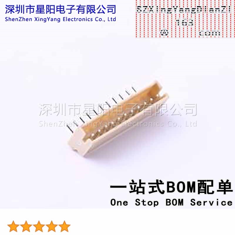 X1502WR-11K-N0SN (5Pcs)ZH 1.5mm 1x11P弯插 参考系列ZH间距1.5m