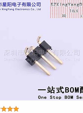 X4611WVS-03I-C40D44R1 (10Pcs)2mm 1x3P立贴 方针 排数 单排 总P