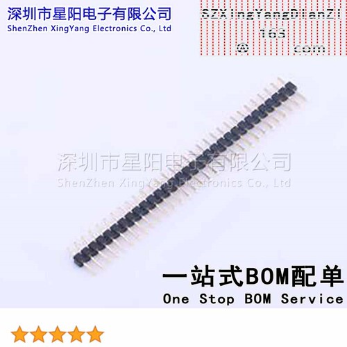 X4611WV-31I-C28D40 2mm 1x31P直插 方针 排数 单排 总PIN位数31