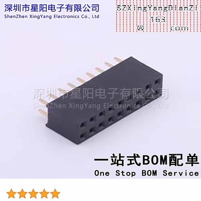 X6521FV-2x09-C85D32 2.54mm 2x9P Y型PC3.2 PBT 1u quot排数 双