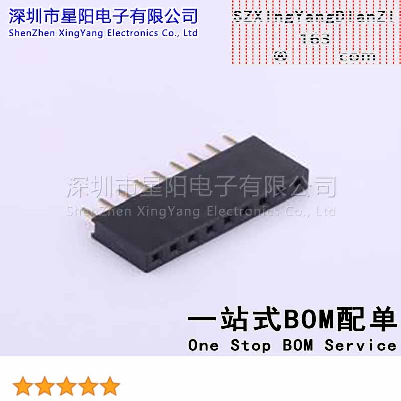 X6511FV-09-C85D32 2.54mm 1x9P Y型PC3.2 PBT 1u quot排数 单排