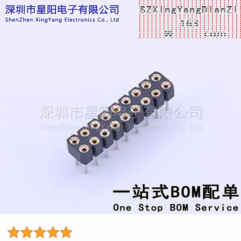 X5521FV-2X09-C30D743-0743 2.54mm 2x9P排数 双排 总孔位数18间