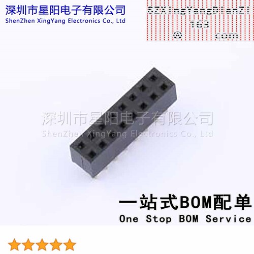 X4621FV-2x08-C43D28 2mm 2x8P排数 双排 总孔位数16间距2mm插孔