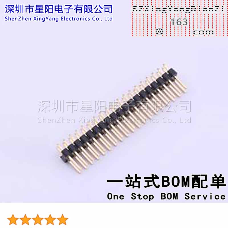 X6521WV-2x19H-C30D60 2.54mm 2x19P直插 方针 排数 双排 总PIN位