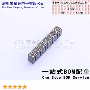 X5521FV-2x12-C70D30-1000 2.54mm 2x12P排数 双排 总孔位数24间