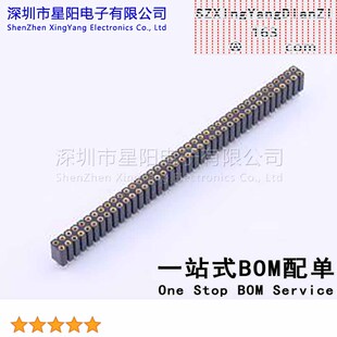 X5521FV-2x40-C70D30-1000 2.54mm 2x40P排数 双排 总孔位数80间