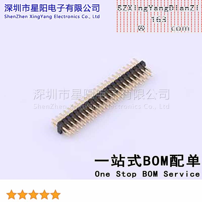 X1321WV-2x23J-C30D23 1.27mm 2x23P直插 方针 排数 双排 总PIN位