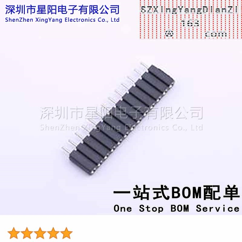 X5511FV-13-C70D30-1000 2.54mm 1x13P排数 单排 总孔位数13间距2