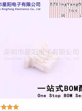 X1002H-04E-N0 (20Pcs)1mm 1x4P间距1mm插孔结构1x4P每排针位数4