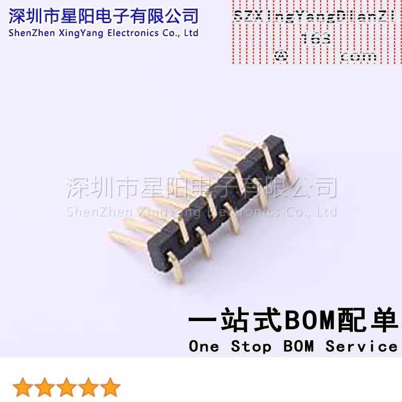 X1311WVS-09J-C40D42R1 (5Pcs)1.27mm排数 单排 间距1.27mm