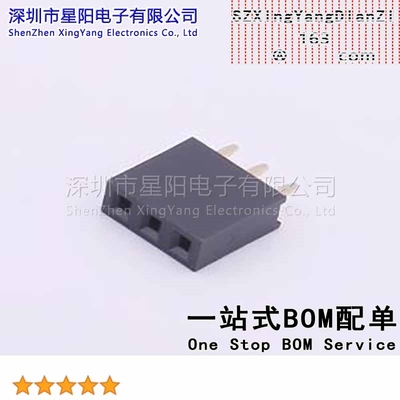 X6511FV-03-C85D32 (5Pcs)2.54mm 1x3P Y型PC3.2 PBT 1u quot排数