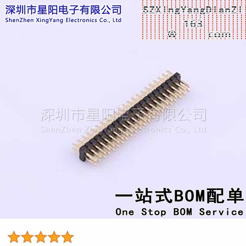 X1321WV-2x22J-C30D23 1.27mm 2x22P直插 方针 排数 双排 总PIN位