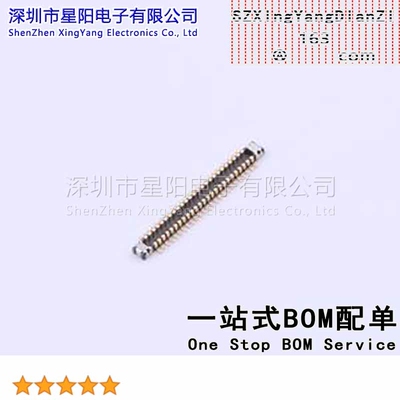 X3500WVS-50A-LPV01 BTB 0.35mm单槽 公座合高0.7mm LCP料50P配套