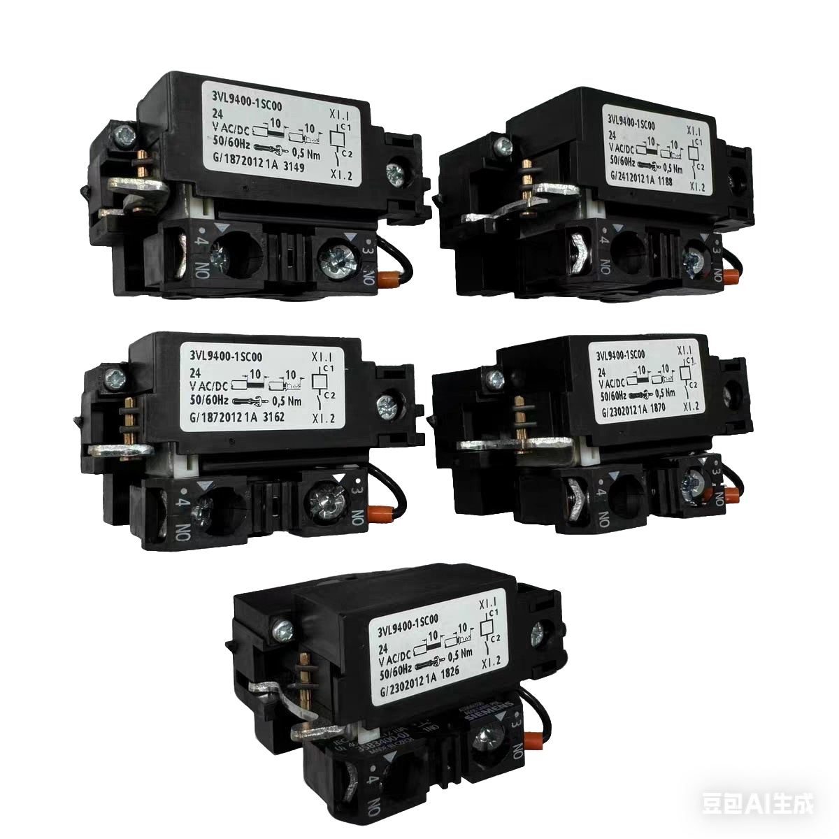 西门子3VL9400-1SC00分励脱扣器24V AC/DC适配3VL系列塑壳断路器