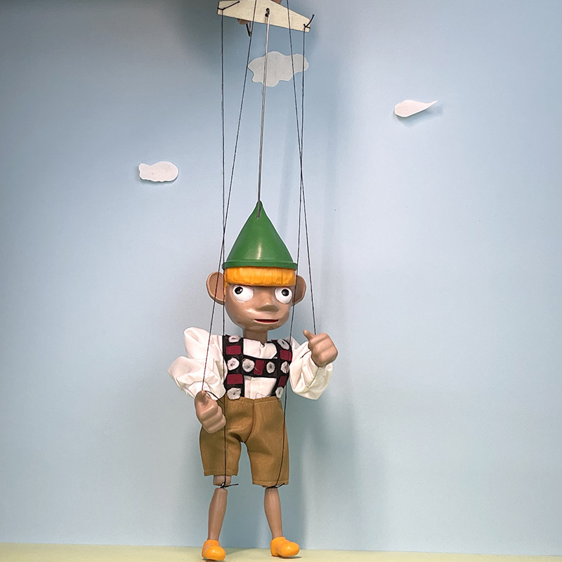 木偶剧提线木偶幼教幼儿园杖表演殿万偶头儿童剧定制道具人偶