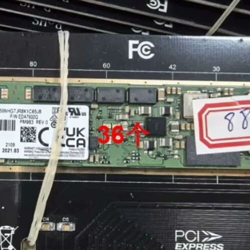 议价PM983 22110 nvme ssd 1.92T，不带p可维修