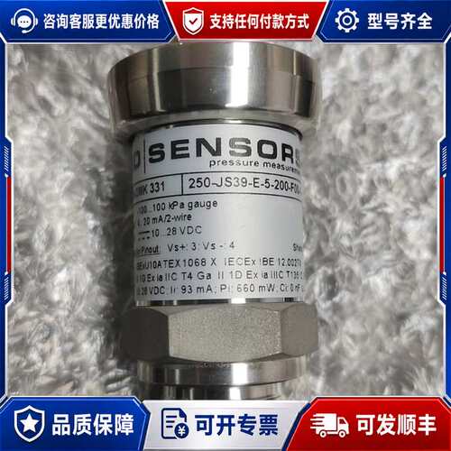 议价德国BD压力传感器DX19-DMK331可维修