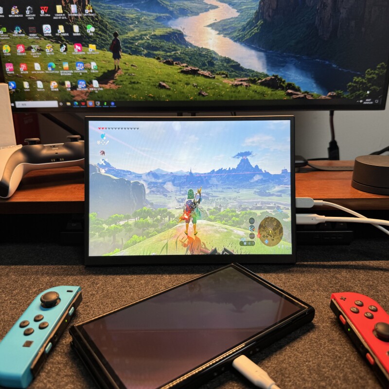 MICROSOFT SURFACE 시리즈 확장 디스플레이 섀시 보조 화면 AIDA64에 적합한 10.5인치 휴대용 모니터