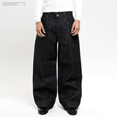 IREX 直筒阔腿Baggy日本限定原厂A字牛仔裤 25版 15oz赤耳原牛